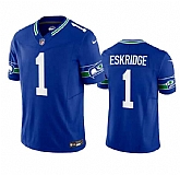 Men's Seattle Seahawks #1 Dee Eskridge Royal 2023 F.U.S.E. Vapor Limited Throwback Stitched Jersey Dzhi,baseball caps,new era cap wholesale,wholesale hats